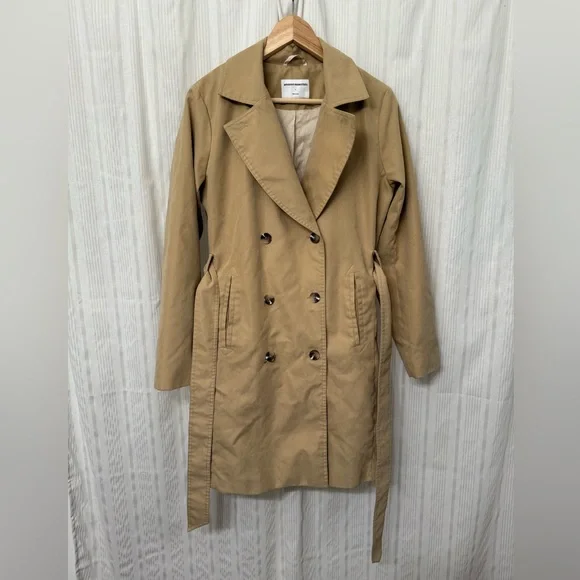 PERFECT CONDITION💖 Light Tan Camel Trenchcoat from Amazon Essentials - Picture 2 of 10